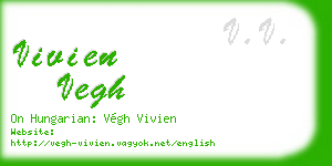 vivien vegh business card